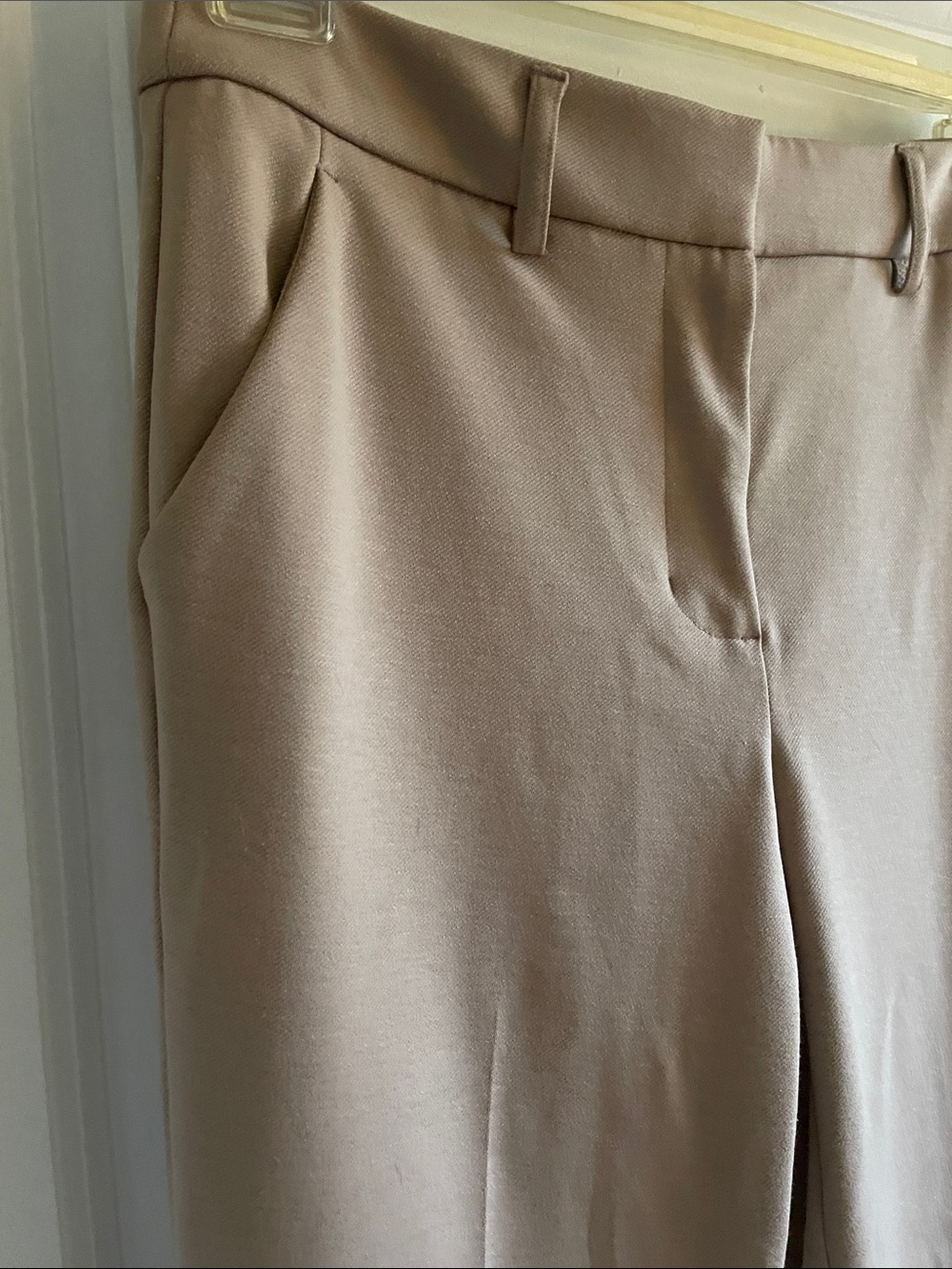 Simply Vera Vera Wang Beige tan Tailored pants ankle length stretch - Picture 8 of 14